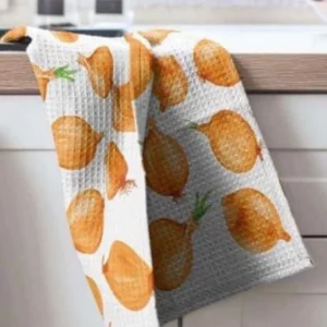 Konyhai törlőkendő - hagymás