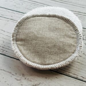 Arctisztító korong - szürke minta / fehér hátú