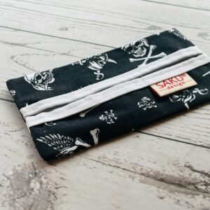 Zsebkendőtartó - halálfejes